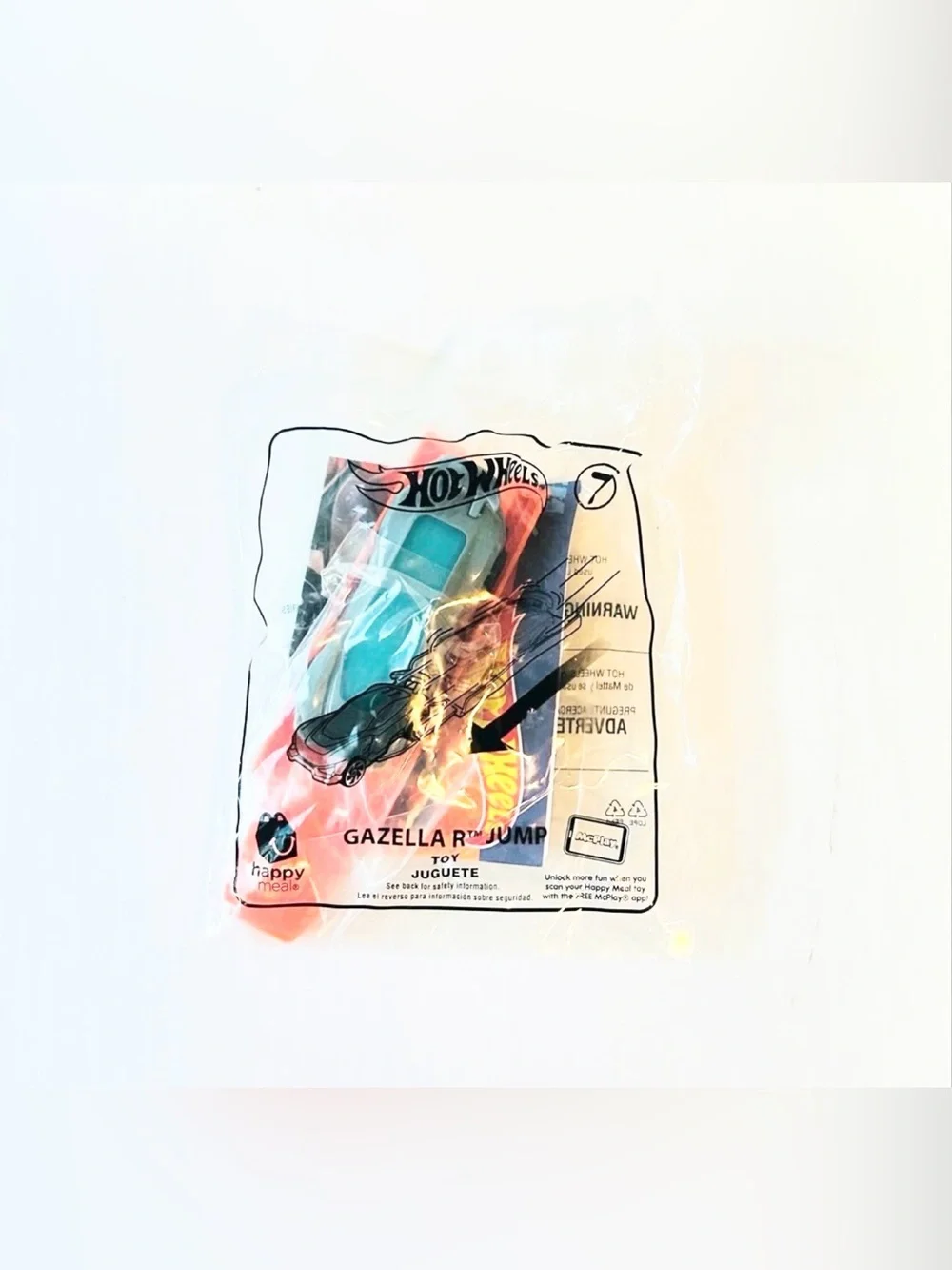 ⭐️5 For 25⭐️ Mattel Hot Wheels 2019 McDonalds Happy Meal Toy - 7 Gazella R Jump